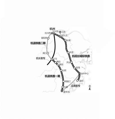 最新消息杭温高铁杭绍台铁路走向定了站点明确